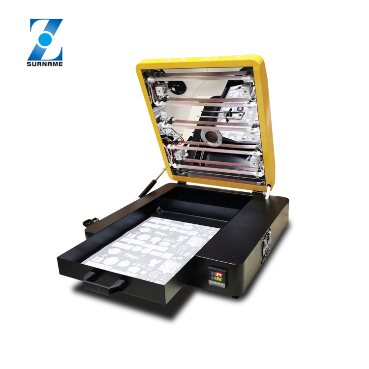 Zhou Surname New Professional A3 A3+ Sheet PET Film Oven Hot Melt Powder Baking Oven for DTF Printer