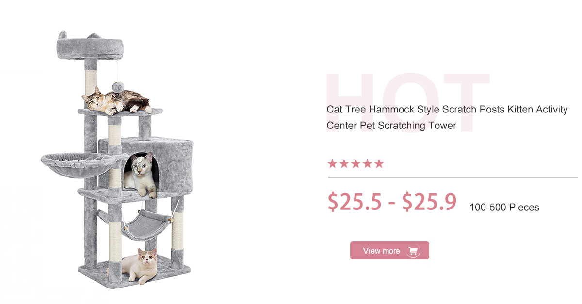 Stable Large Cat Tree for Several Cats Tower Cat Activity Center with Sisal  Scratching Posts