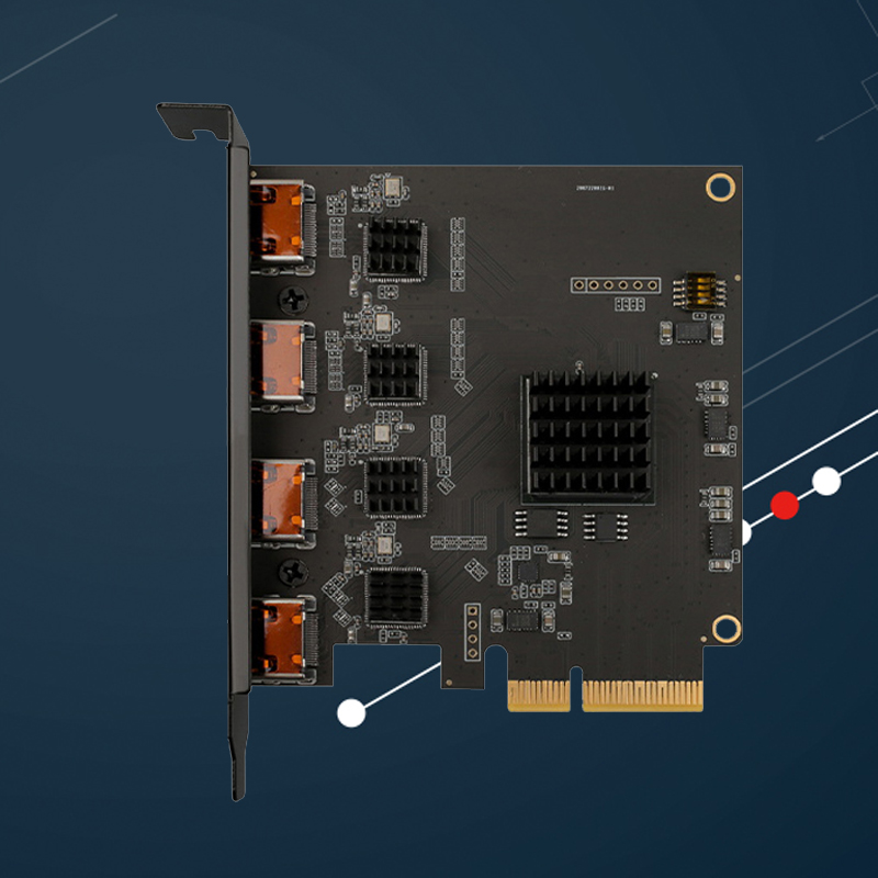 Специальный внутренний дизайн Captur 1080P60 VCR HDMI captur card PCIe для сценической вечеринки, WWE спортивная игра вещание
