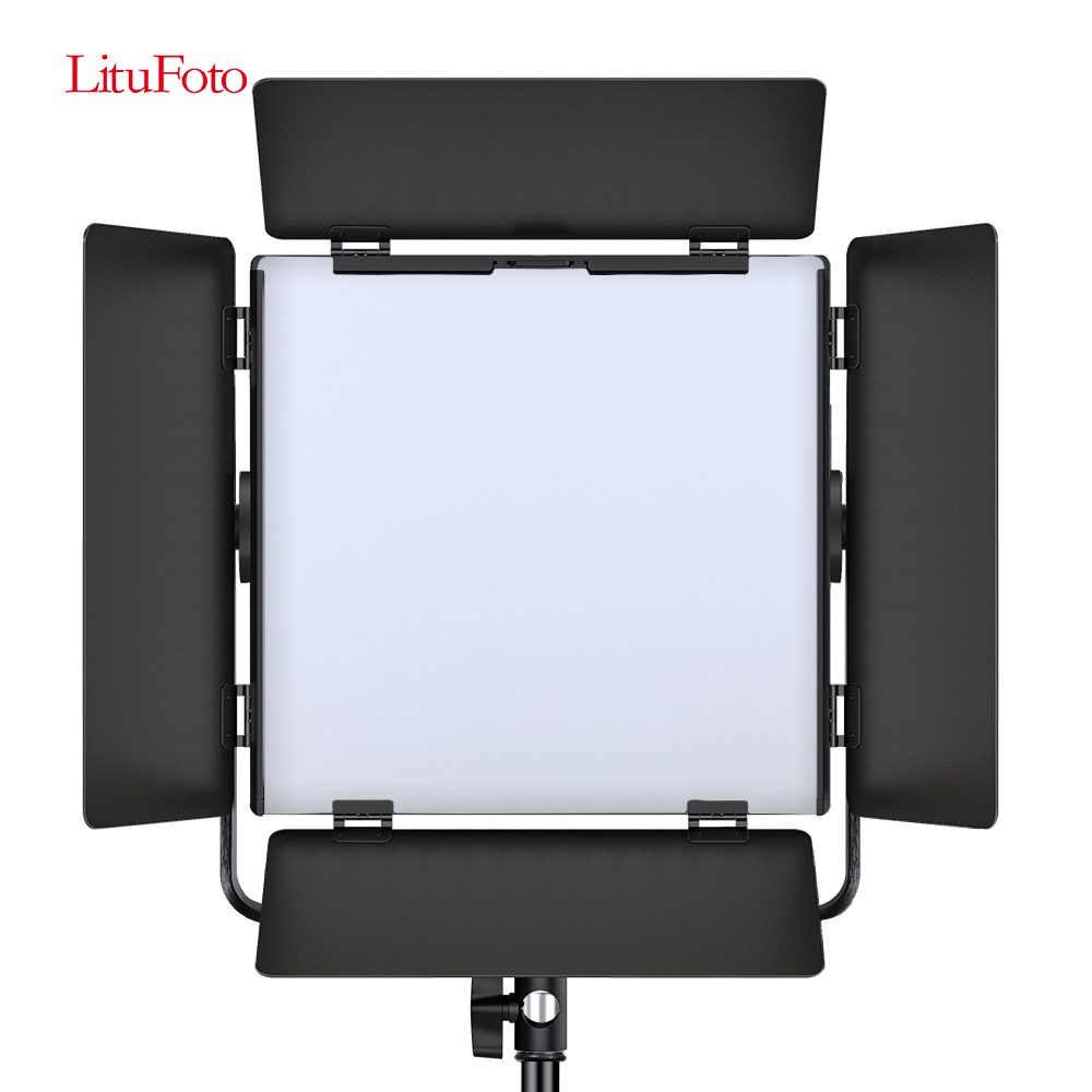 LituFoto P60 Dimmable 3200-7500K LED Video Light with APP Remote Control for Video Photography