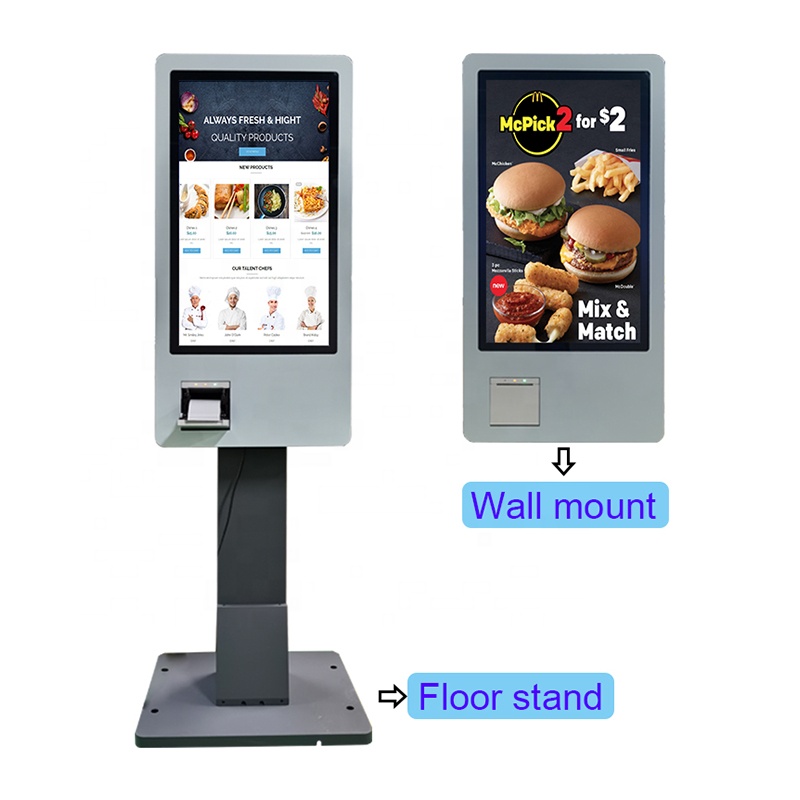 Самостоятельно для POS решения интерактивный сенсорный экран самообслуживания заказа киоски для ресторанов