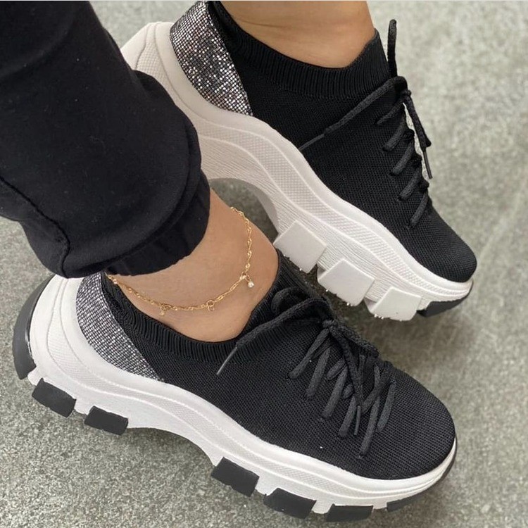 Hot sale custom label new models mesh sport women Flying Weaving Socks sneaker shoes Casual Student Running Shoes