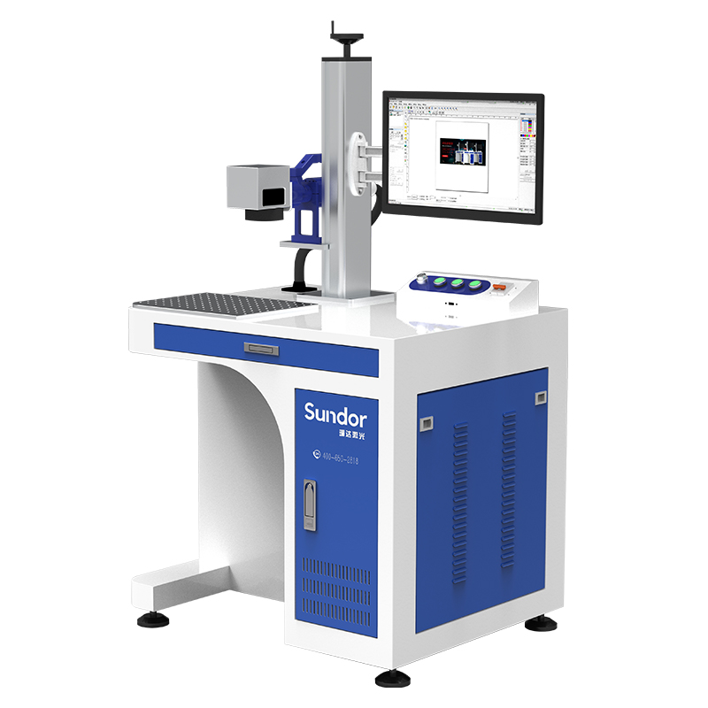 Automatic Portable Desktop Fiber Laser Marking Mahine Metal Printing 20W 30W 50W High Quality Mechanical Equipment