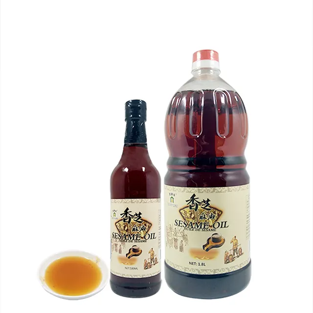JOLION Asian Sauce Cheap Price Bulk GMP/BRC Natural Flavour 100% Pure Sesame Seed Oil