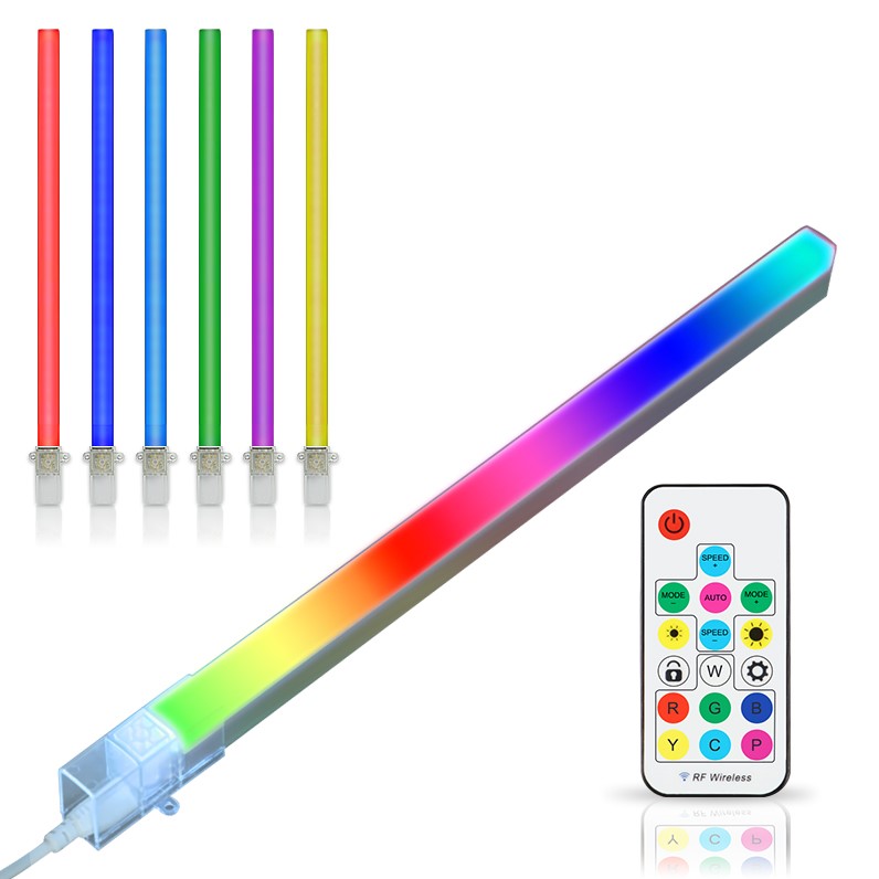 RGB-освещение для клуба, Алюминиевая СВЕТОДИОДНАЯ панель RGB «сделай сам», Светодиодная трубка, декоративные лампы, освещение для шоурума
