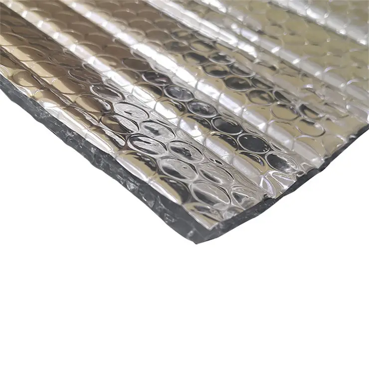 Customizable aluminum foil double bubble film insulation material