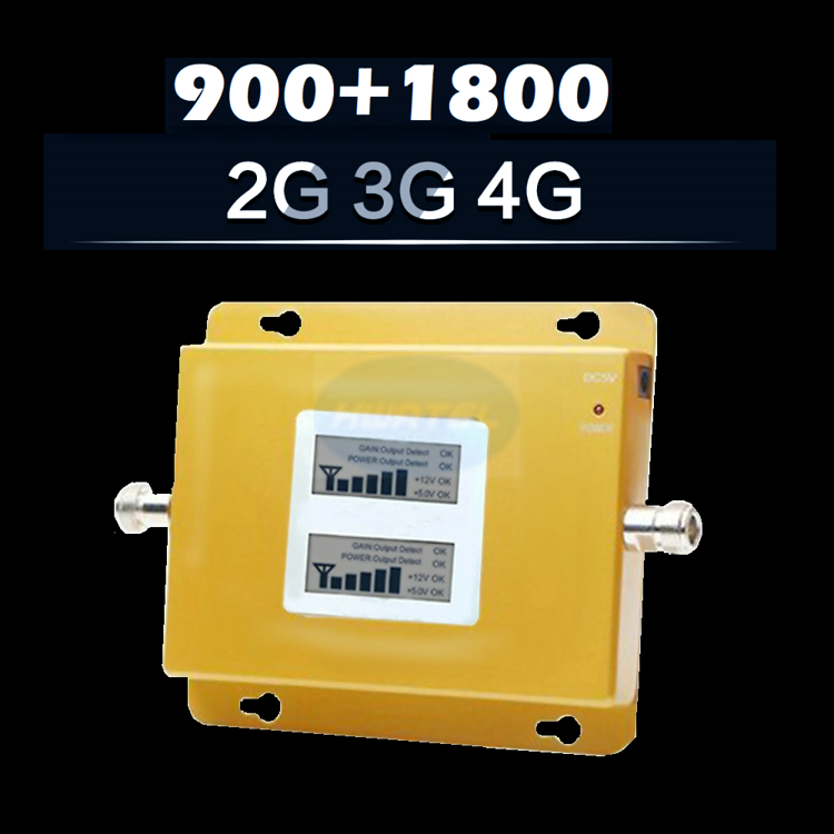 HWATEL OEM версия GSM DCS LTE Двухдиапазонный 2G 3G 4G 900 1800 усилитель сигнала сотового телефона 23 дБм