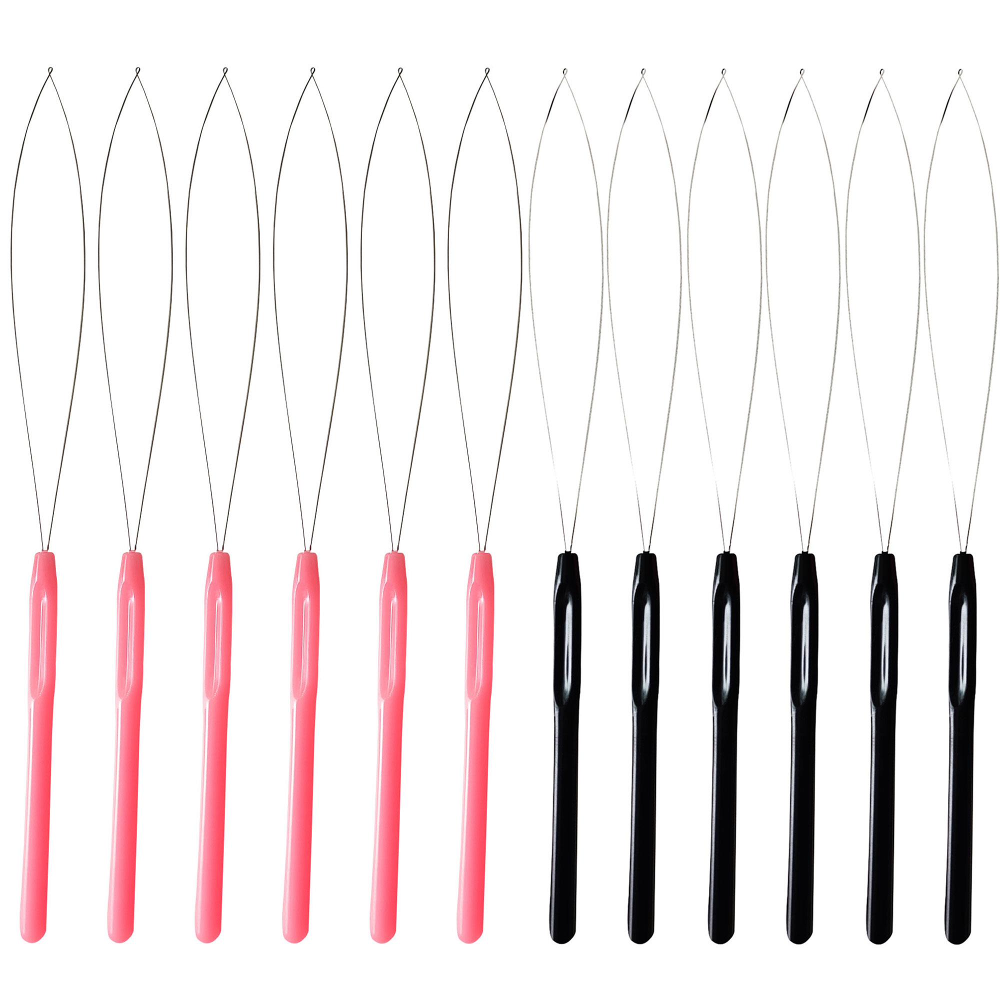 Инструменты для наращивания волос I Stick Tip Easy Loop, пластиковый держатель, микро кольцевая петля, игольчатый наконечник