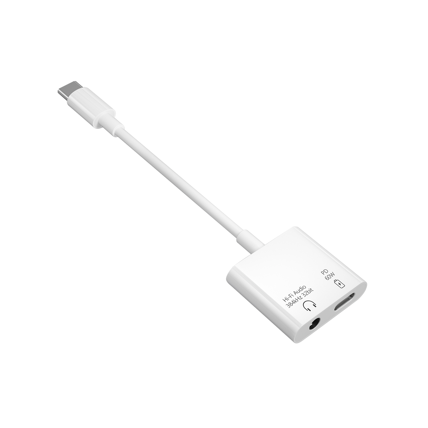 PD 60 Вт Type-C до 3,5 мм аудио адаптер для MacBook USB C к AUX разъему усилитель для наушников 384 кГц 32 бит Hi-Fi ключ