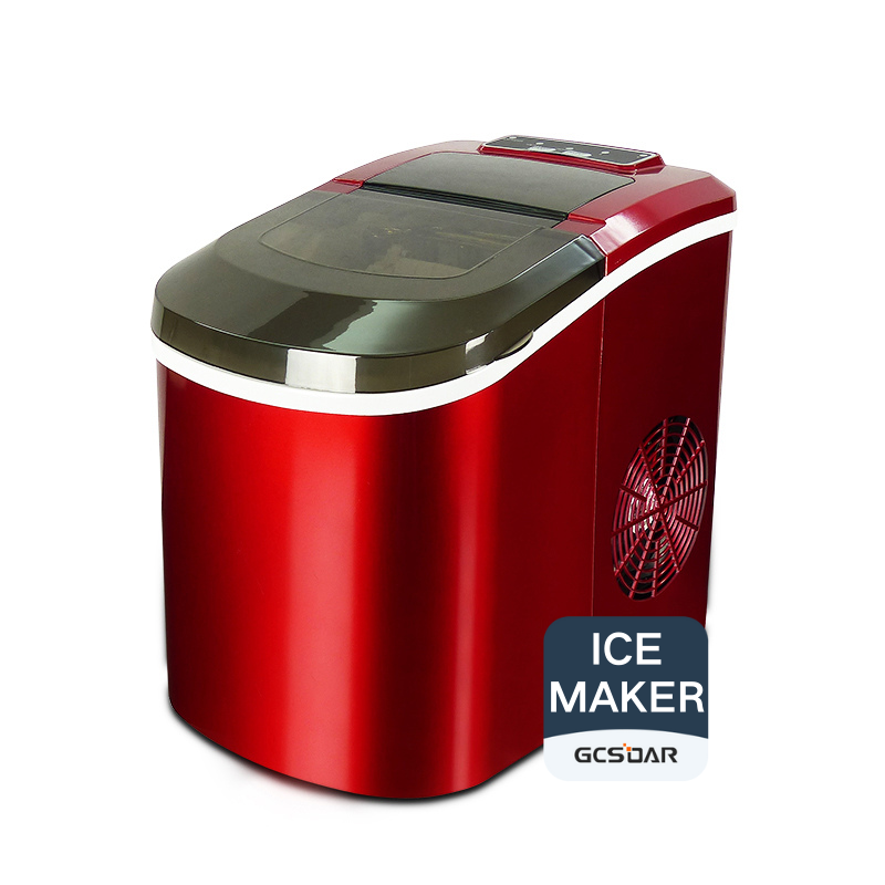 GCSOAR 12v 24v AC/DC Portable Ice Machine Manual Water Automatic Ice Maker Small Ice Machine