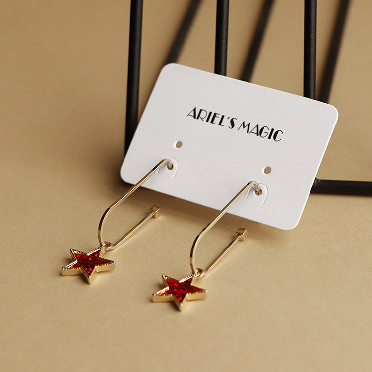 custom earrings tag jewelry tags wig tags hang tages clothing custom