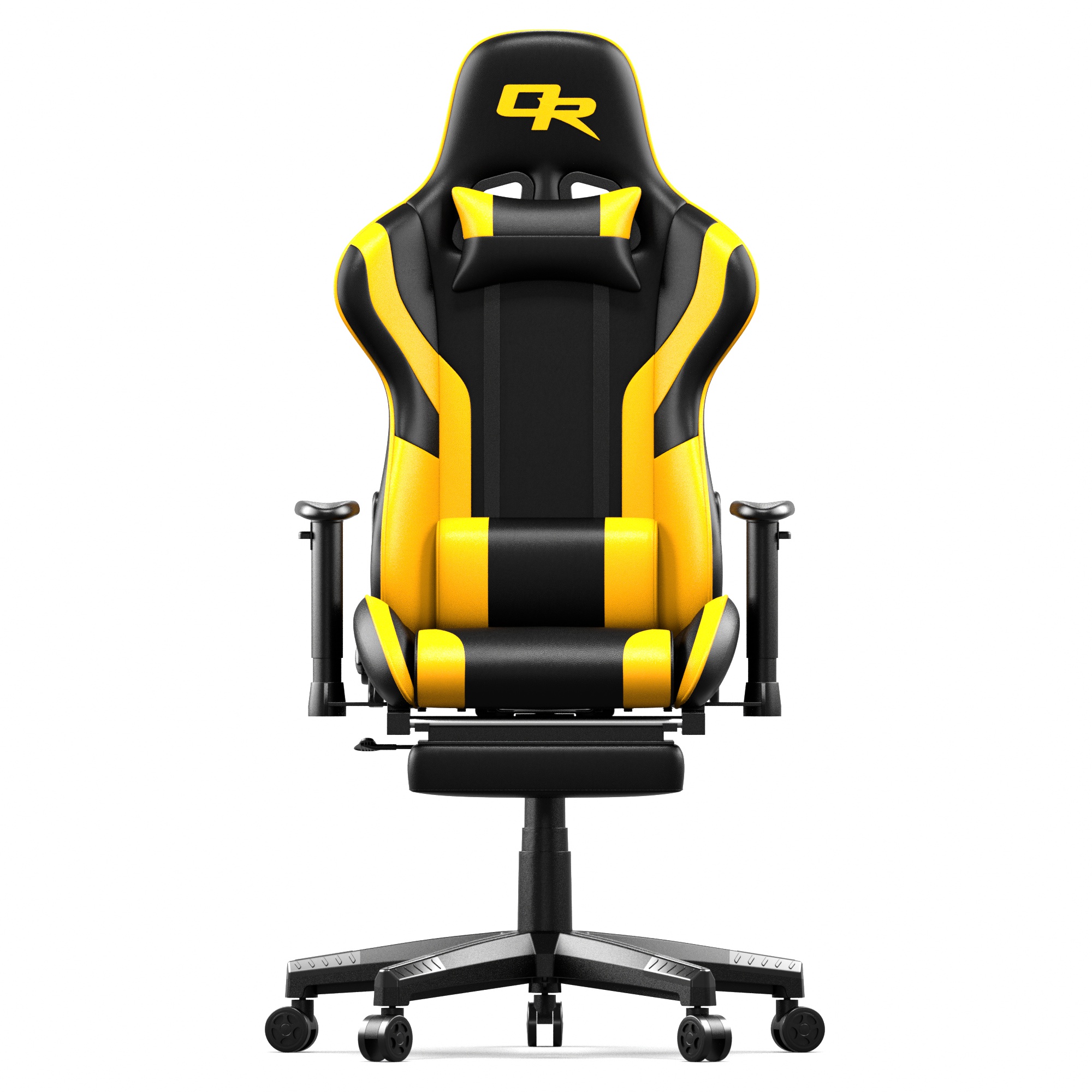 JOHOOFURNITURE красный кожаный игровой стул для ног Silla Gamer женский красный игровой стул с 2D подлокотником