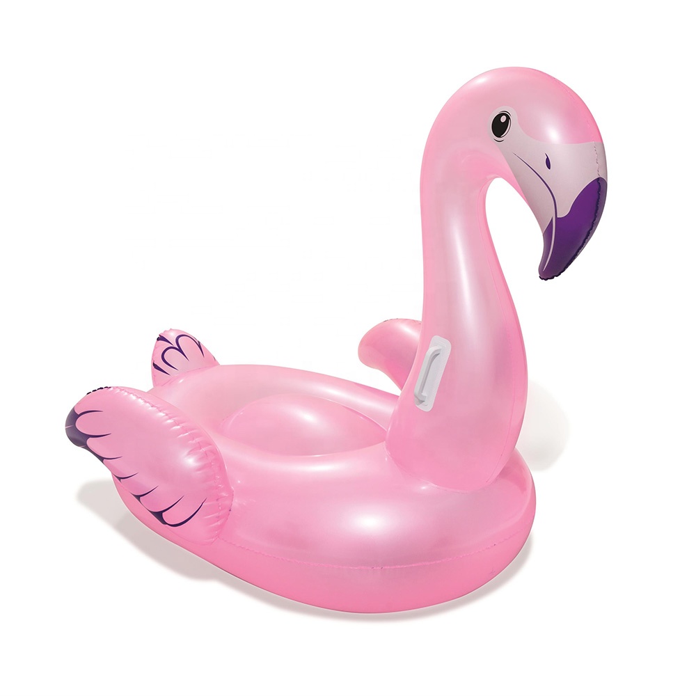 41122 Rose Gold Pink Kids Float Pool Inflatable Flamingo Swimming Ring