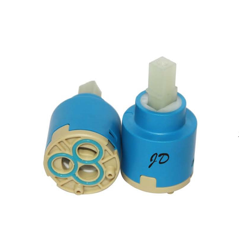 wholesale 35mm blue modern double seal joystick rotating faucet ceramic cartridge
