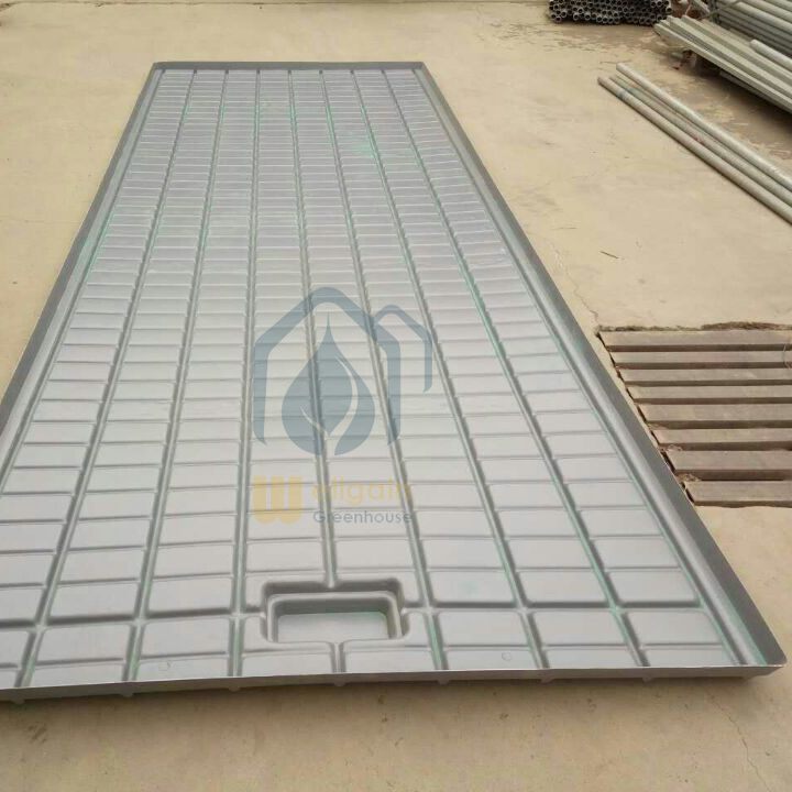 Abs Tables Trays System Agriculture Greenhouse Planting Ebb And Flow Growing Rolling Bench Table