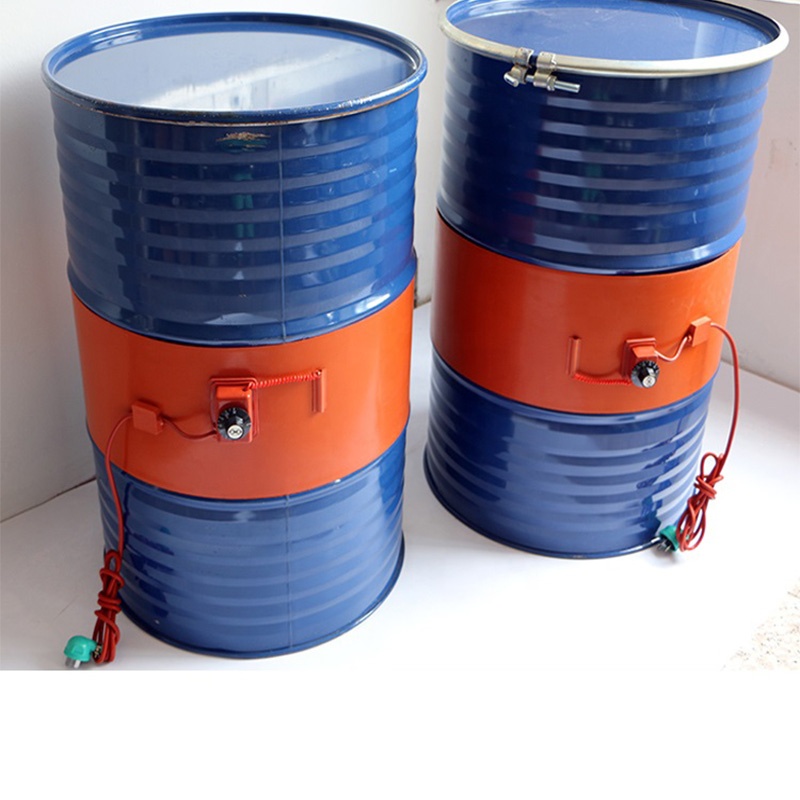 Heating Rubber Drum  Belt  heater for PU Foam drum use, oil drum belt heater