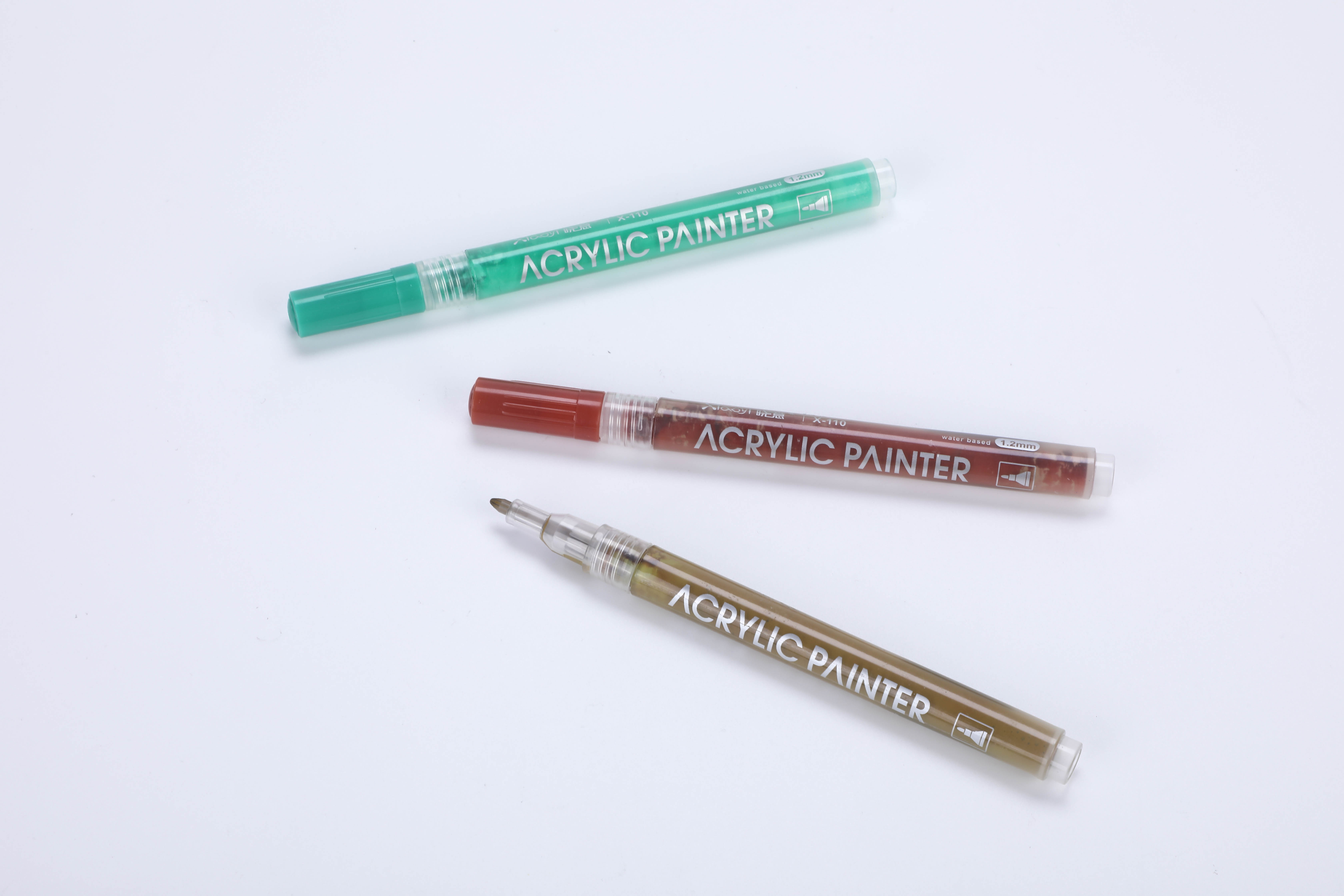 High quality multi color watercolor pen acrylic paint set 24 colors for drawing