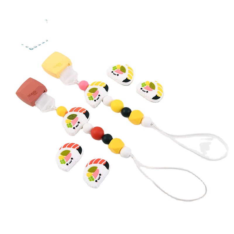 Hobbyworker Wholesale Silicone Baby Molar Teether Beads for DIY Pacifier Chain Accessories B0044