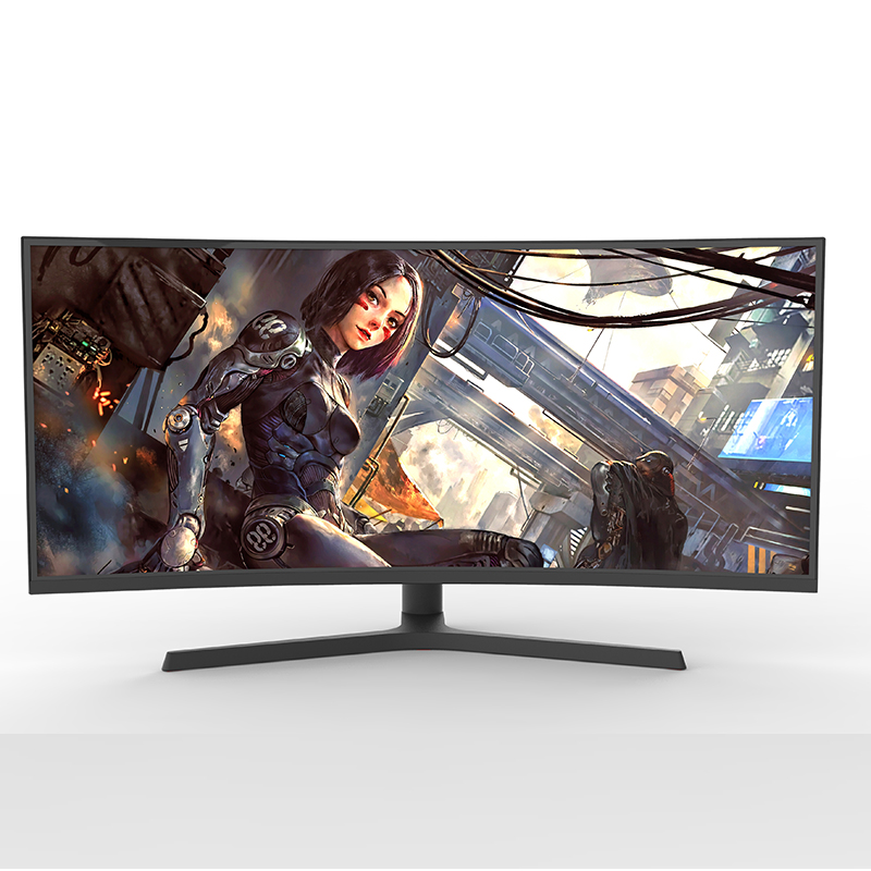 Изогнутый монитор Xiaomi 34 дюйма, HD монитор с супер широким углом обзора, экран для рыбы