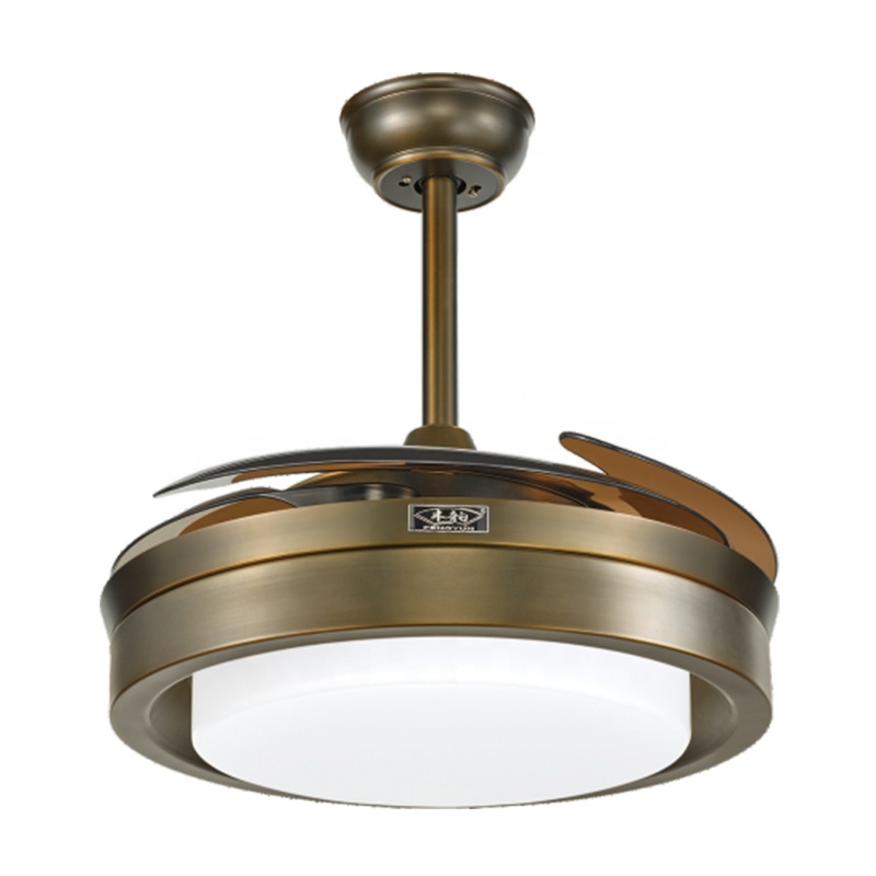 Modern style big size 56inch PC blades ceiling fan light for bedroom dinning room LED ceiling fans
