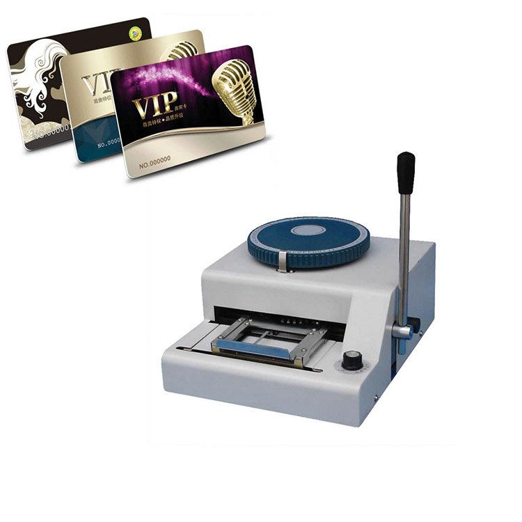 HD-52D wholesale characters, figures, batch numbers embossing machine senior citizen metal ID card maker machine embosser