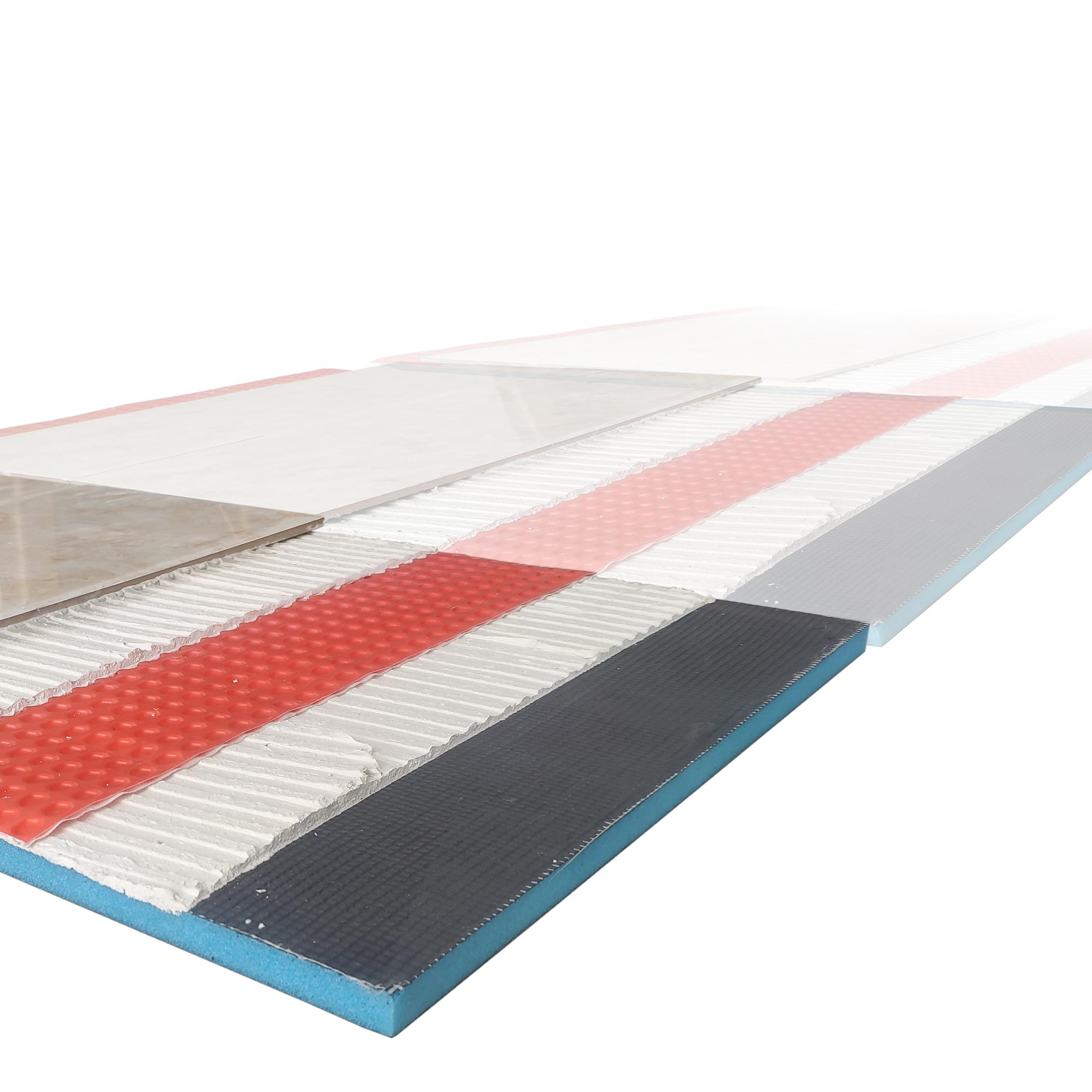 Blosam system Weifang Cement coated'Fiberglass Mesh XPS Tile Backer Board for Floor