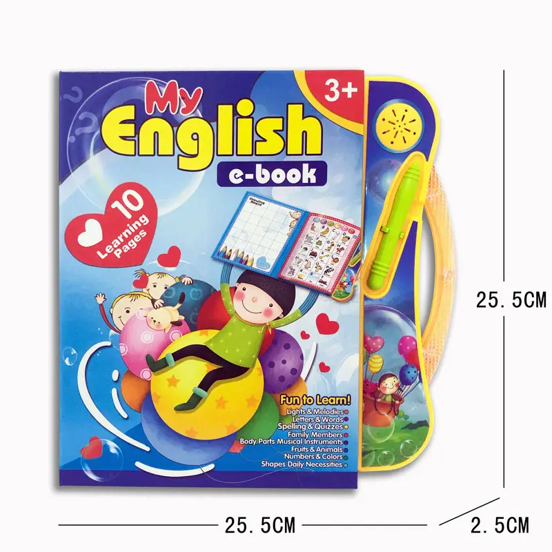 Kid Learning Machine English Finger Point Reading Book Intelligent Audio E-books Baby Early Education Toys Child