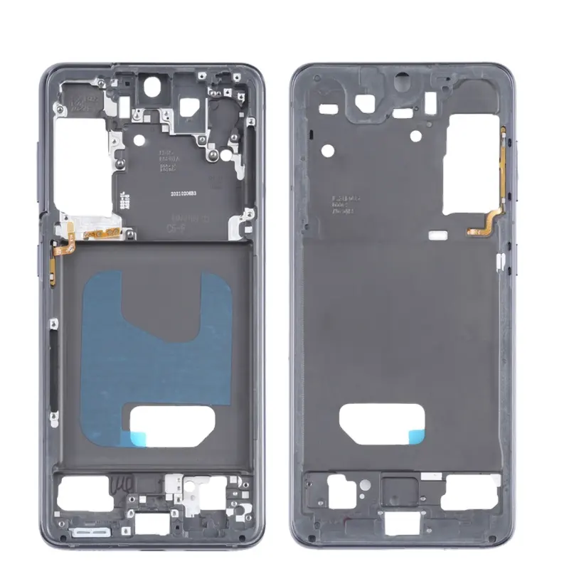 GZM-parts For Samsung Galaxy S21 Housing Middle Bezel Chassis Replacement Middle Frame Plate