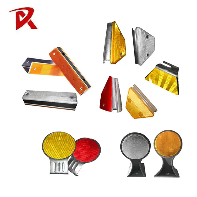 Double sides trapezoid reflective delineator guardrail delineator road reflector