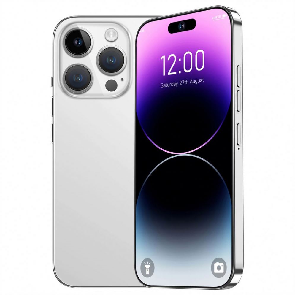2023 новый телефон 14 pro max 6,7 дюймов, оригинал, Wi-Fi, Bluetooth, FM радио, GPS, i14 смартфон 16GB + 512GB Android 4G 5G Чехол для мобильного телефона