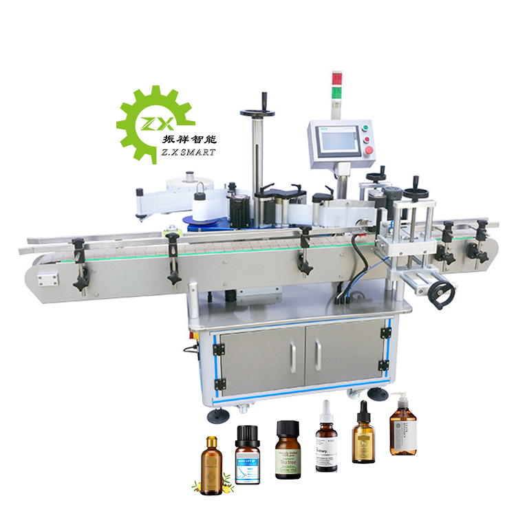 Automatic Aerosol Bottle Cosmetic PVC Bottle Positioning Adhesive Stick Labeling Machine