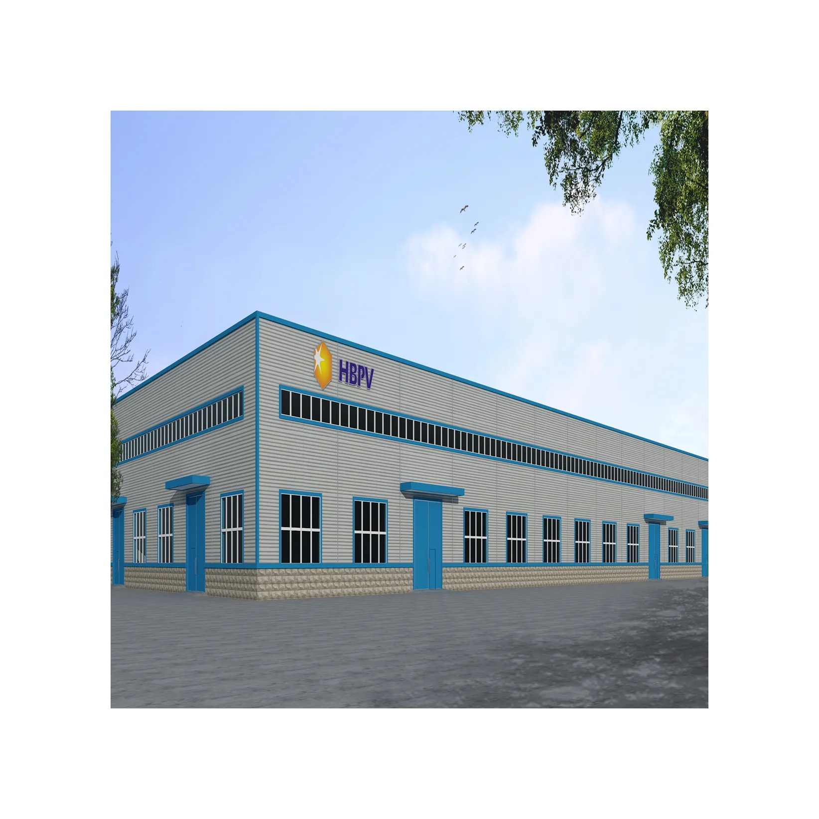 Factory sale various widely used prefab steel structure steel structure villa