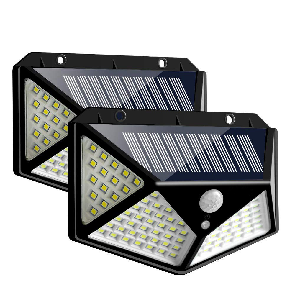 Amazon Hot Sale Outdoor LED Wireless Waterproof Light Smart Motion Sensor Solar Wall Lamp For Security Street Garden Decoration