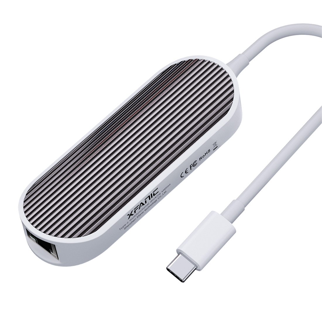 XFANIC TYPE C USB C 3,0 до 5G 2,5G Gigabit Ethernet сетевой адаптер для ноутбука