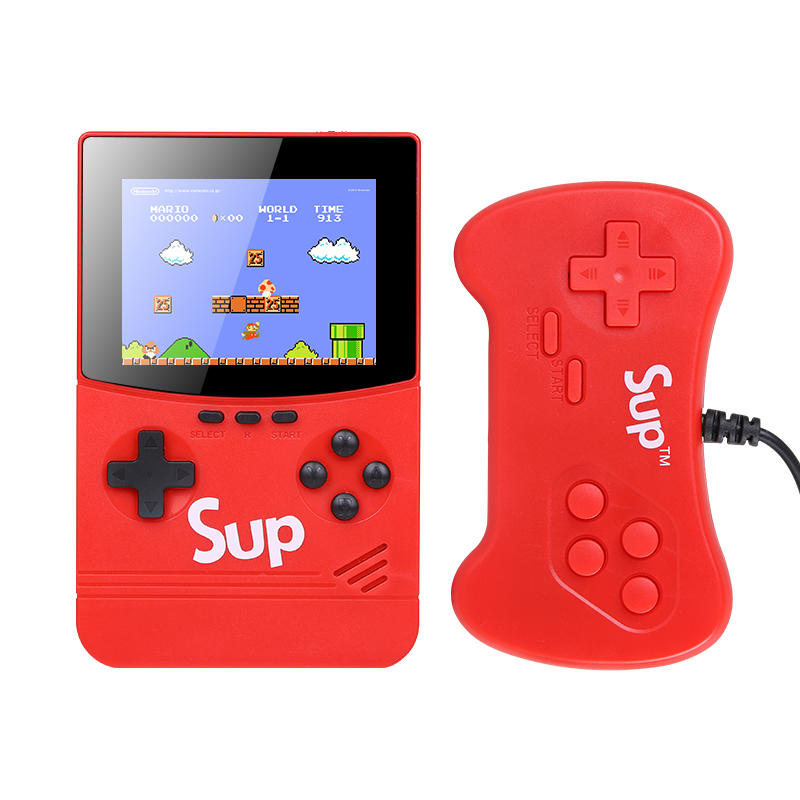 3,5 дюймовый большой экран SUP мини-игры 500 в 1 игры с ручкой 5000 мАч портативное зарядное устройство вызов для двух портативных игр