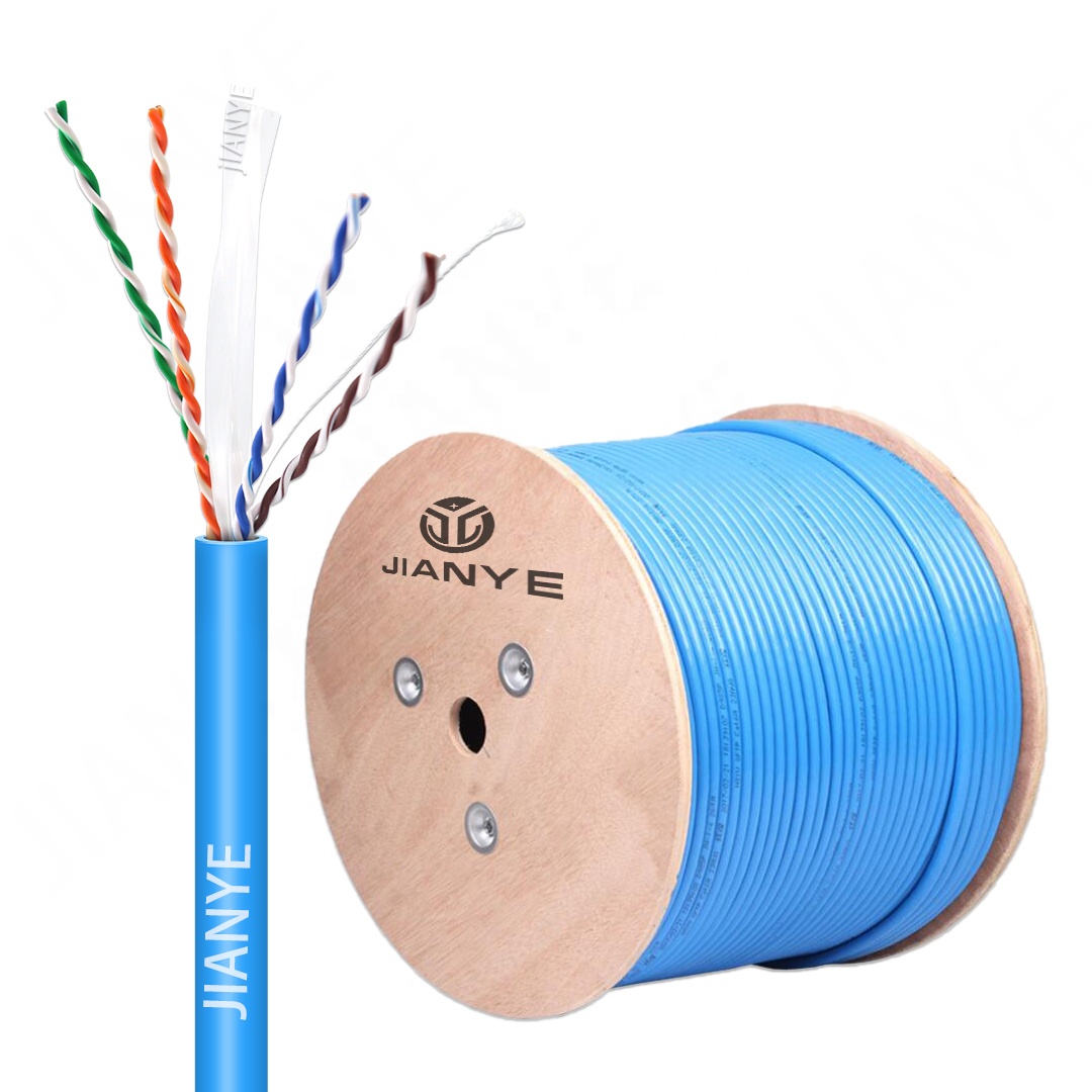 Высококачественный 0,57 мм CCA BC OFC UTP FTP CAT6e 250Mhz1000ft 24awg сетевой кабель CAT6