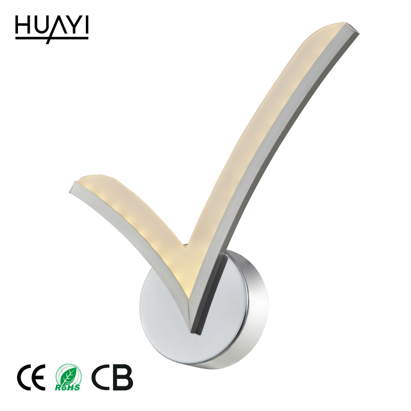HUAYI новый продукт, энергосберегающий современный настенный светильник для ванной комнаты, настенный светильник, внутренний настенный светодиодный светильник