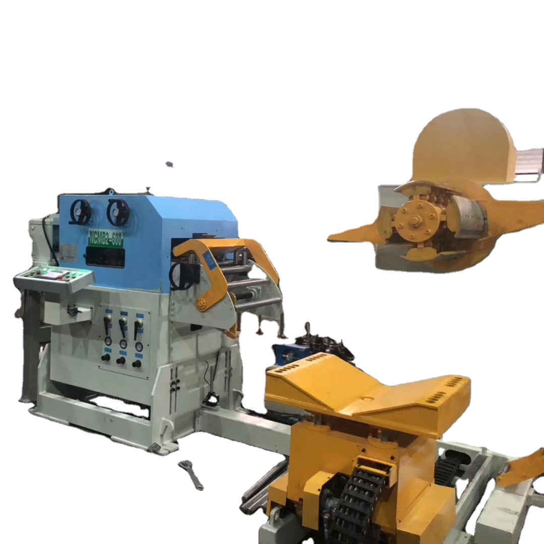 Metal sheet coil straightener leveling machine for steel coil decoiling machine