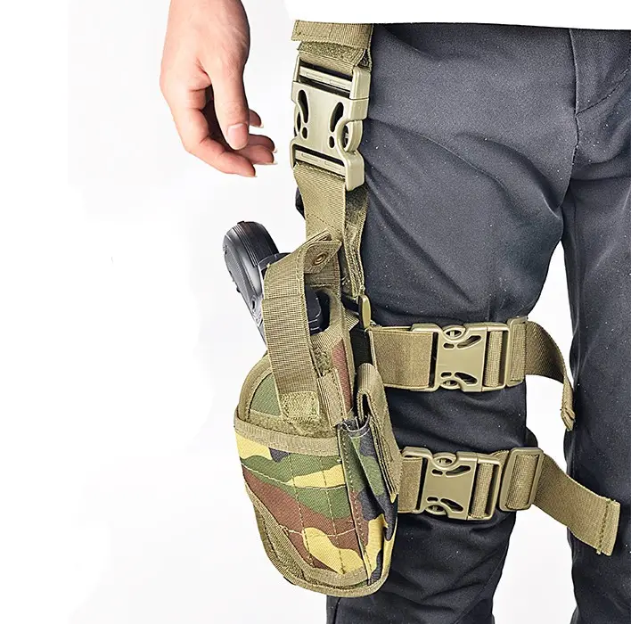 Adjustable Molle Tactical Right Hand Holster Leg Glock Gun Holster