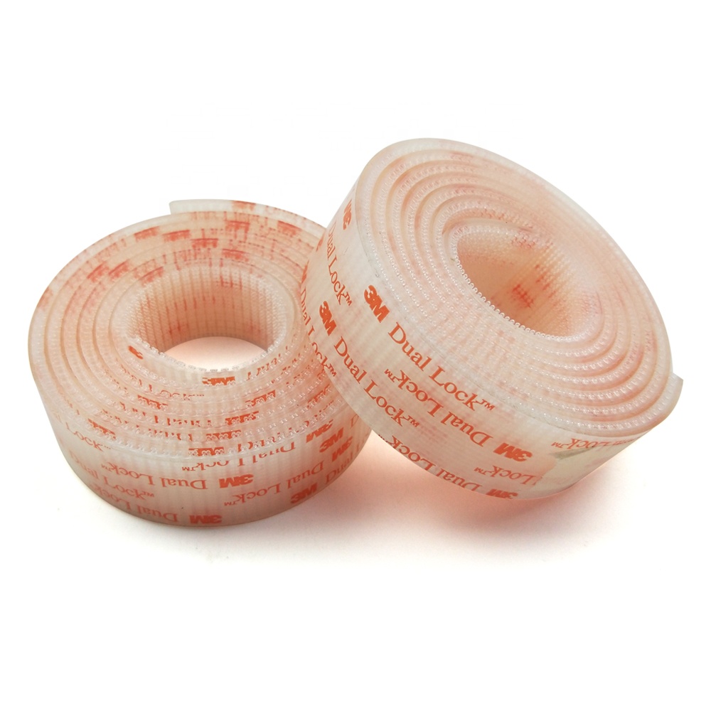 3M Clear Dual Lock SJ3560 Mushroom Head Self Adhesive Fastener Tape Car use size is 25.4mmX 1m