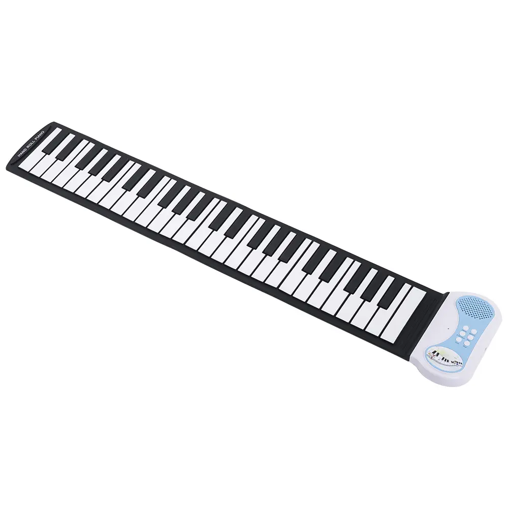 Portable Musical Instrument Folding 49 keys Electronic Roll Up Piano Keyboard