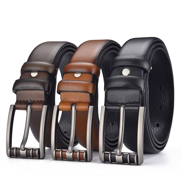 Professional best price knitted belt customize men classical jeans belt brown