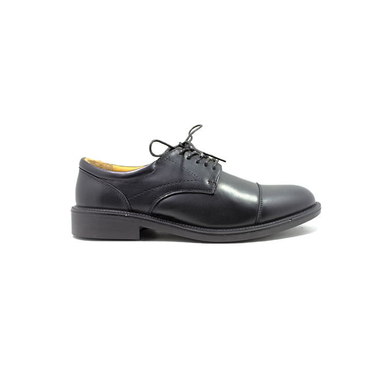 Men formal black casual quality leather shoes action supplier