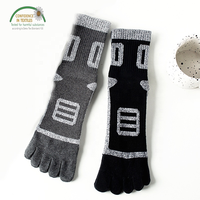 Factory Custom Men's Five Fingers Sport Socks Non Slip Yoga Club Pilates Socks Non Slip Brands Price Online Sale