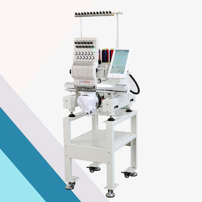 Auto Home Mini Domestic Household Flat Hat Garments Broderie Single Head Embroidery Machines with 9/12 Needles