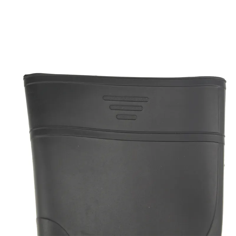 Hot Selling Industrial Construction Waterproof Rain Boots Black PVC Boots Rain
