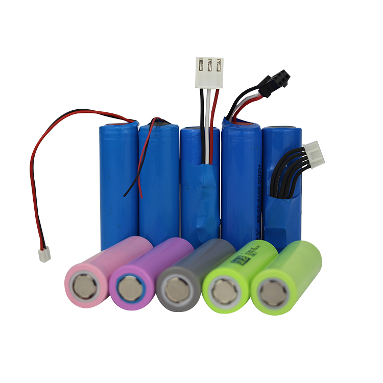 3,7 V 1200mAh-3000mAh 18650 Одиночная литий-ионная перезаряжаемая литиевая батарея 18650 для освещения