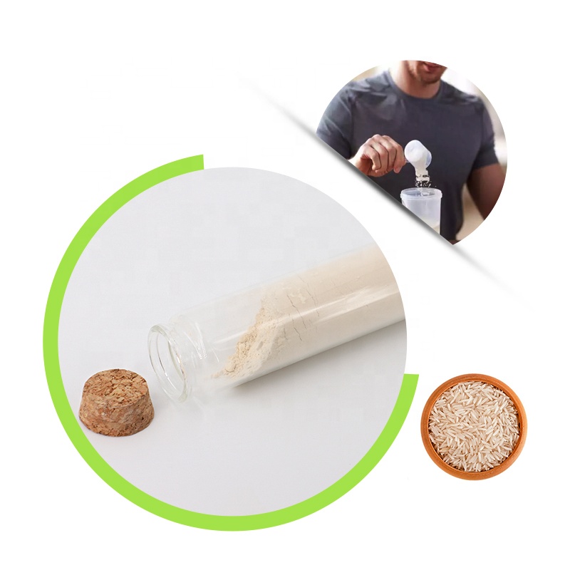 Private Label Food Grade Optimum 100%Pure Raw Brown Organic Isolated Naked Rice Protein Powder For Sports