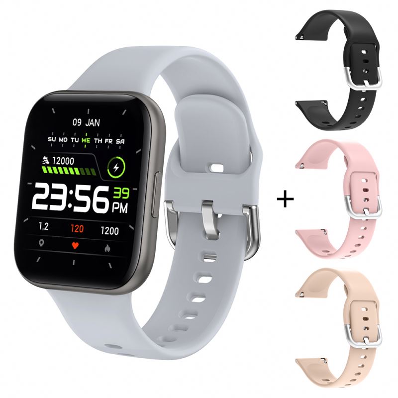SMARTOBY 1.69 Inch Dafit Reloj Smart Watch with Play IP68 Waterproof Heart Rate Blood Pressure Fitness Tracker Smart Watch