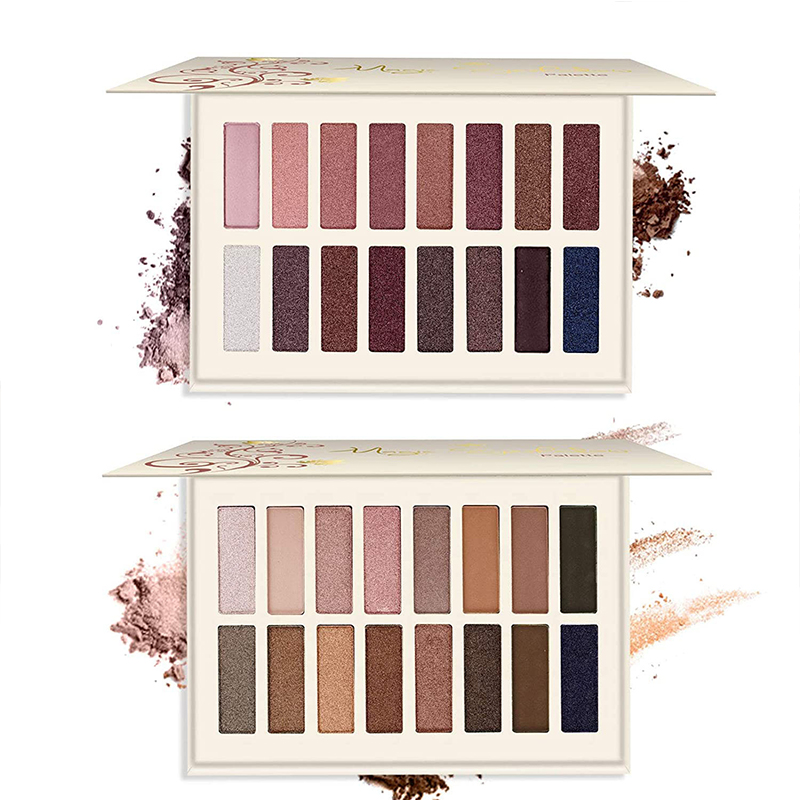 Eyeshadow Palette Highly Pigmented Hudamoji Eyeshadow Palette Makeup Highly Pigmented Matte Shimmer Neutral Smoky Eye